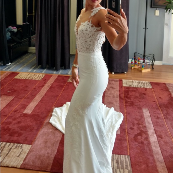 Pronovias Atelier custom Vicenta wedding gown. - Picture 2 of 8